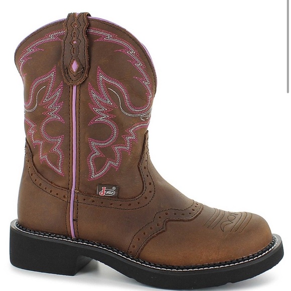 Justin Gypsy Western Cowboy Work Boots Size 11 - Picture 1 of 8
